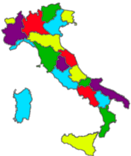 Mappa sensibile dell'Italia